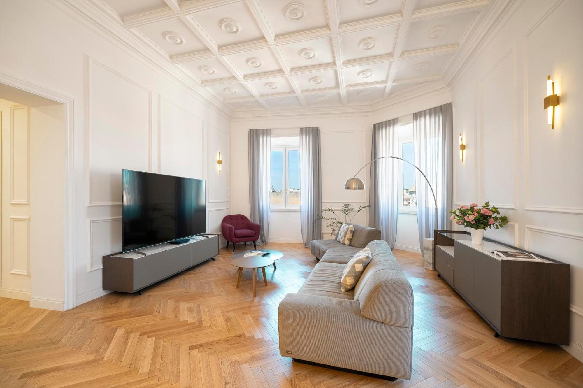 Sjr Luxury Apartment Trevi Fountain Rom Exterior foto
